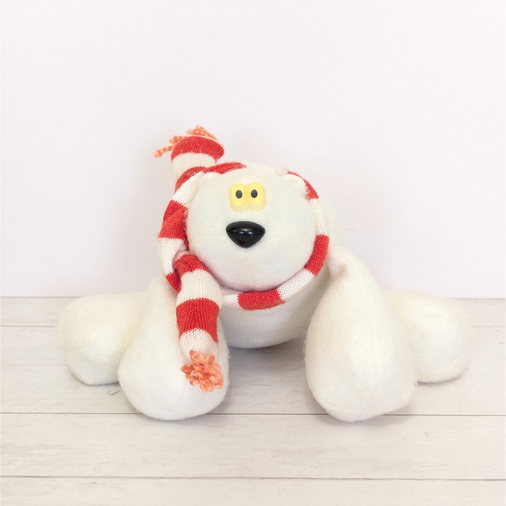 Hallmark Norton Polar Bear 8" Plush Friend Of Rodney Reindeer Vintage 1985